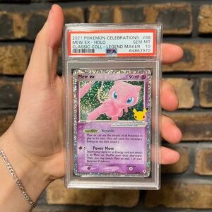 2021 POKEMON CELEBRATIONS CLASSIC COLL #88 MEW EX-HOLO PSA 10